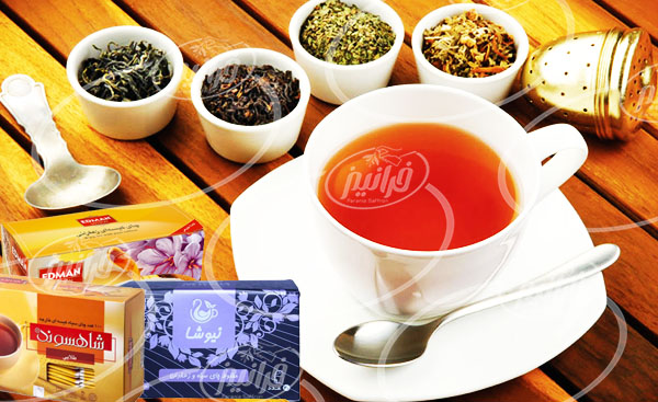 لیست قیمت انواع چای زعفران کیسه ای