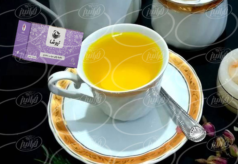 توسعه فروش چای زعفران نیوشا در جهان 