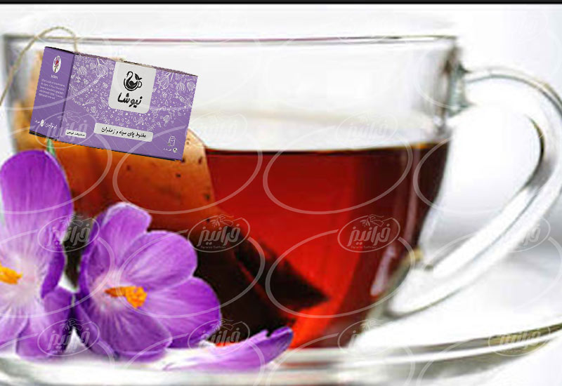 توسعه فروش چای زعفران نیوشا در جهان