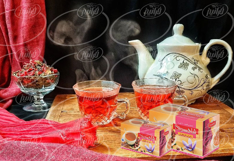 خرید اینترنتی چای زعفران شاهسوند 20 تایی
