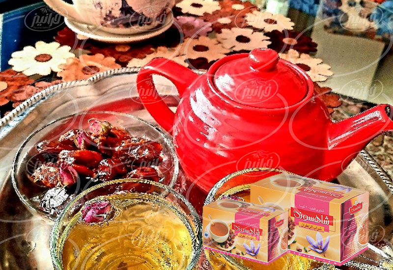 خرید اینترنتی چای زعفران شاهسوند 20 تایی